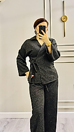 Bağlamalı Simli Örme Takım