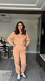 Somon Rengi Eşofman Takımı